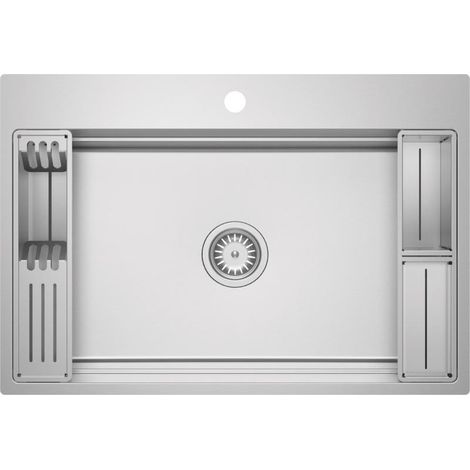 Fregadero de acero de un solo seno ZRM010B