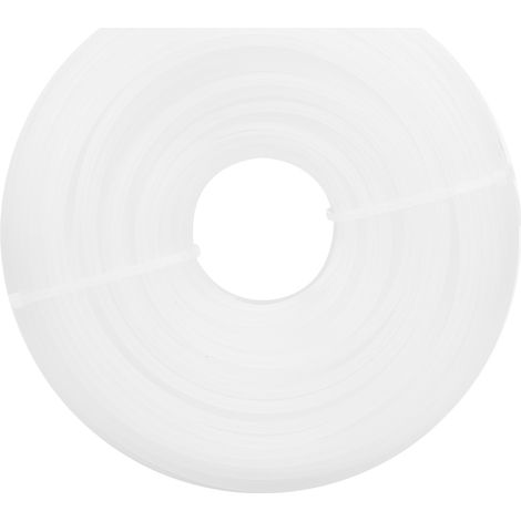 Cordon de coupe carré blanc de 3,0 mm pour tondeuse à gazon Accessoires de remplacement pour fil de coupe en nylon (1/5)