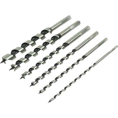 Brüder Mannesmann M54620 Kit punte a torciglione Lewis 6 parti 6 mm, 8 mm, 10 mm, 12 mm, 16 mm, 20 mm Lunghezza totale (1/2)