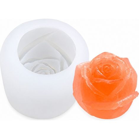 Mühle Eis Form Rose Silikon Kerze Savon Weiß DIY, Zubehör-Set (1/5)