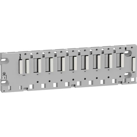 Modicon X80 - rack 8 positions - bus X pour M340 - durci