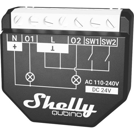 Shelly Shelly Qubino Wave 2PM Attuatore interruttore Z-Wave, Z-Wave+