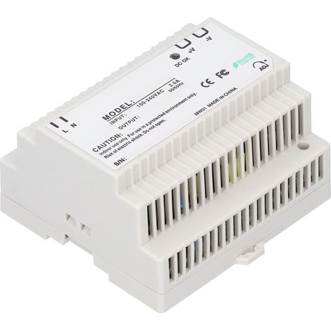 Alimentation LED régulée et ajustable série DR-100, alimentation à découpage sur rail DIN série DR-100-24 (1/5)