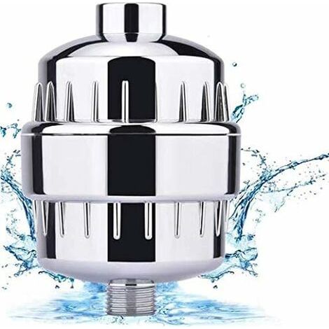 Filtre Douche Anti-Calcaire, Élimine Chloramine, Fluorure et Métaux Lourds, Adoucit l'Eau pour Peau et Cheveux (1/5)