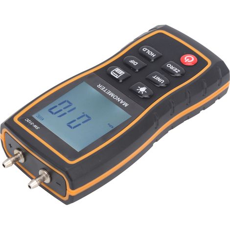 Manomètre numérique SW-512C, outil de mesure de pression d'air différentielle pour systèmes de chauffage, ventilation et climatisation. (1/5)