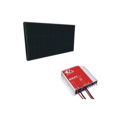 PACK EZA Panneau solaire 130W Camping car + Régulateur solaire MPPT 15A (1/3)