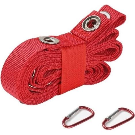 Outdoor canopy tent chain strap campsite harness camping rope camping accessories red (1/4)