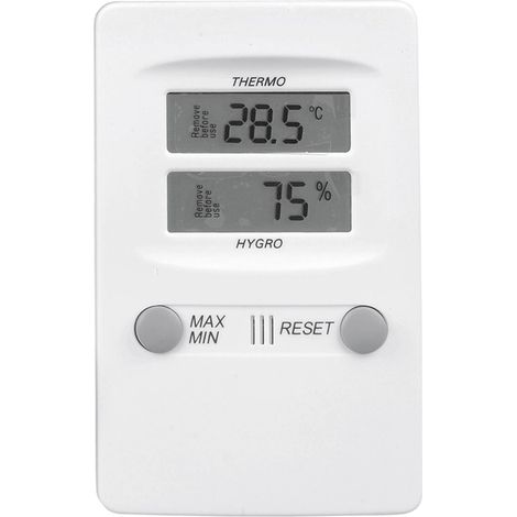 TFA Elektronisches Thermo Hygrometer, Weiß (1/2)