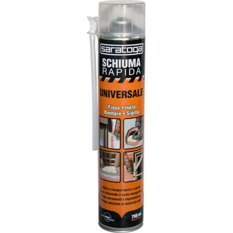 Saratoga Schiuma Rapida Gialla - Sigillante Riempitivo Isolante 750ml
