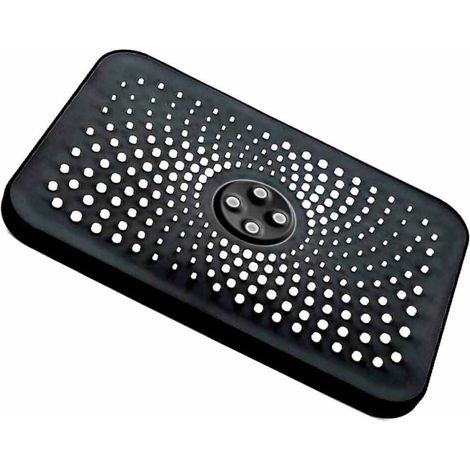 Soffione per doccia da bagno rettangolare 28,5x 19 cm in abs doccetta con filtro anticalcare alta pressione (1/4)