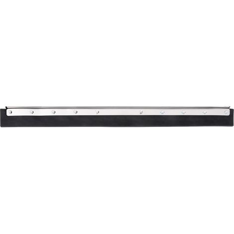 Raclette de sol, 75cm, acier/caoutchouc, pour salle de bain (1/5)