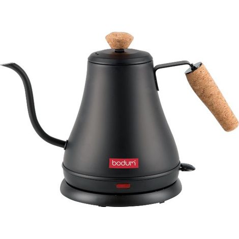 Bodum Wasserkocher Elegant 0,8L Schwarz Matt 1800W