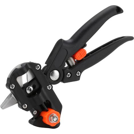 Kit di forbici da giardino - Forbici a cricchetto - Utensile da taglio con lama V + U + Ω - Nastro di finitura per alberi da frutto, rami di piante
