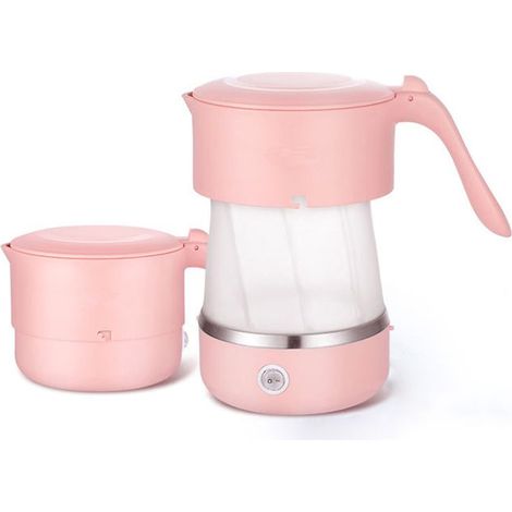 Bouilloire électrique pliable en silicone pour faire bouillir de l'eau et infuser du thé. (1/5)