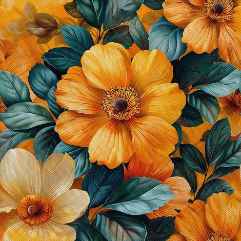 Tela decorativa para exteriores Oxford - Motiv Blumen I DX5424 (1/5)