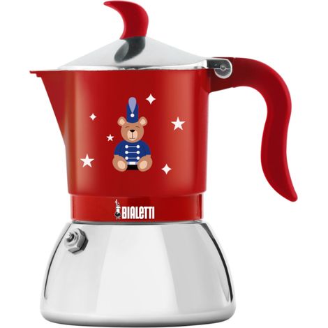 Moka pot Bialetti Fiammetta Induction Rouge (1/2)