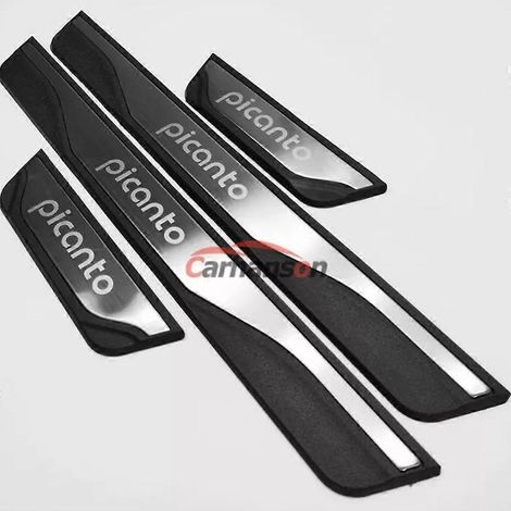 Accessoires auto pour Kia Picanto : protections de seuil de porte, plaques de protection anti-éraflures, pièces automobiles ( ) (1/5)