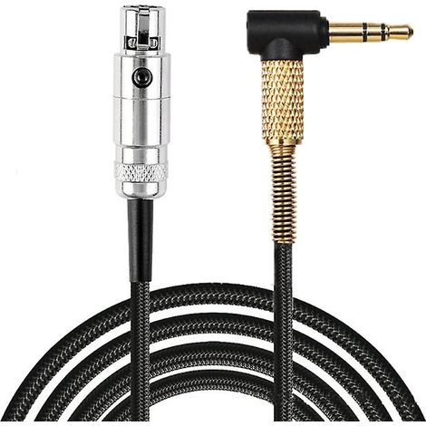 Câble tressé micro USB noir avec protection pour rallonge téléphonique (1/5)