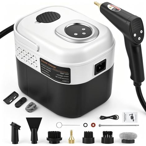 Nettoyeur Vapeur 2500W, Nettoyeur Vapeur avec 6 Modes Réglables, Réservoir 1700ml, 15 Accessoires pour Sols, Vitres, Cuisine, Salle de Bain, Voiture et Rideaux (1/5)