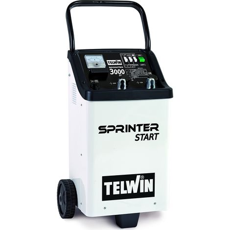 Chargeur de Batterie et D�marreur Telwin Sprinter 3000 Start 12/24V 31 A sur Chariot (1/2)