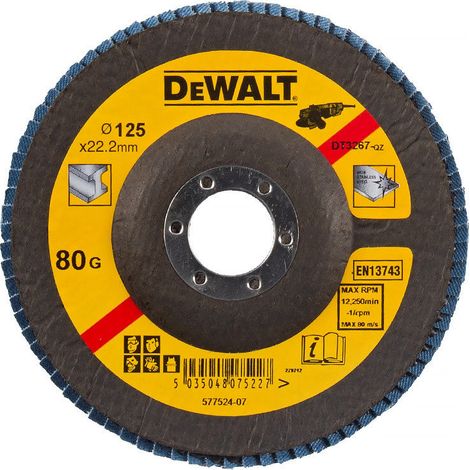 Disco a lamelle Ø125mm DEWALT DT3267-QZ tipo 29 - granulometria 80 (1/2)