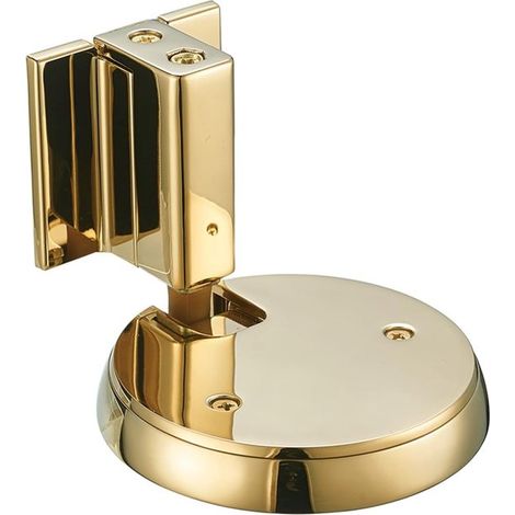 Tope de puerta mecánico de suelo chapado en oro de aleación de zinc de alta calidad, 6,5 cm (1/4)