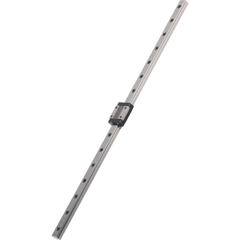 Glissière linéaire en acier à roulement à billes, bloc coulissant de guidage 12mm pour machine CNC MGN12 400mm (1/5)