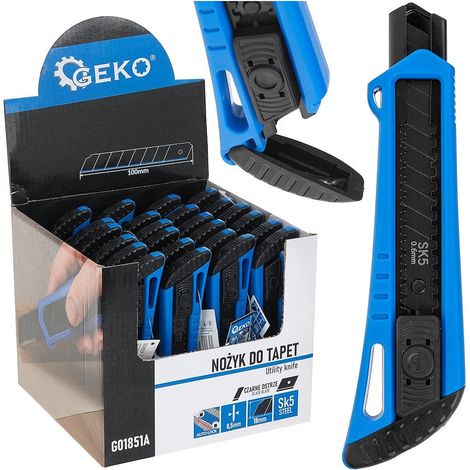 Couteau utilitaire geko type nr 2 ergonomique haute qualité