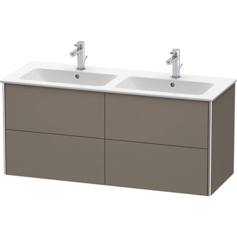 Mueble bajo lavabo XSQUARE 560x1280x478mm franela gris satinado (1/3)