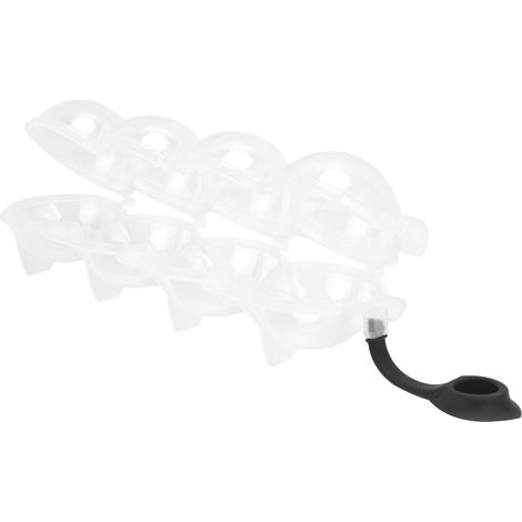 Moule à Glaçons Silicone 4 Cases, Fabricant de Boules de Glace pour Whisky, Accessoire Bar et Cuisine (1/5)