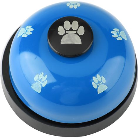 Niedliche interaktive Glocke für Hunde und Katzen - Robustes und lustiges glockenförmiges Spielzeug (Blau) (1/5)