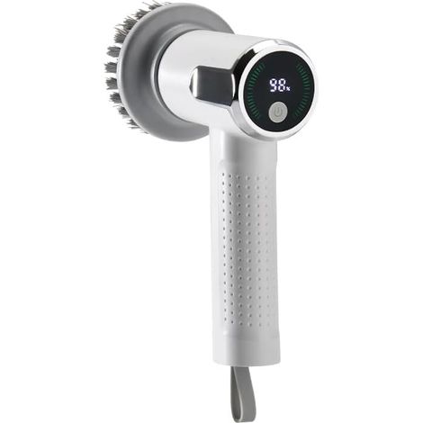 New Q2 multifunctional electric cleaning brush, portable, cordless, high torque, large capacity, replaceable brush head (1/4)