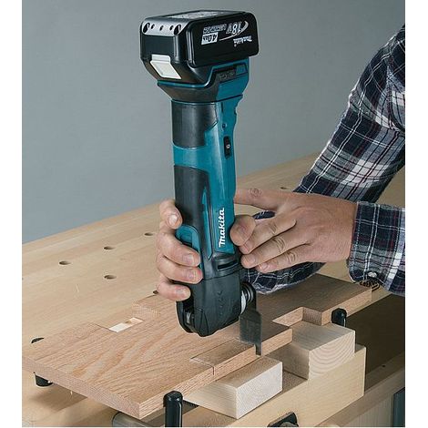 Makita – Outil multifonction 18V – Moteur Brushless – Pour bois dur et béton – Vissage rapide en série – Sans batterie ni chargeur