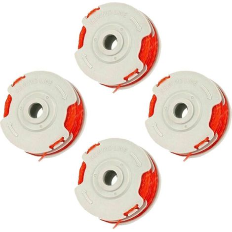 Lot de 4 bobines de coupe-bordures FLY021/513937190 pour coupe-bordures sans fil Flymo,Double Bobine En Nylon Standard (1/4)