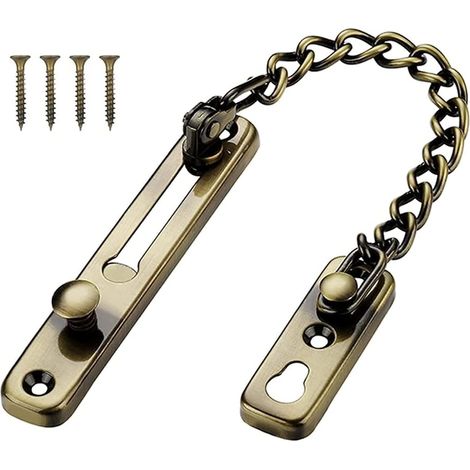 Verrou de sécurité antivol à boucle de verrouillage de porte, limiteur de verrouillage, verrou d'hôtel, antivol