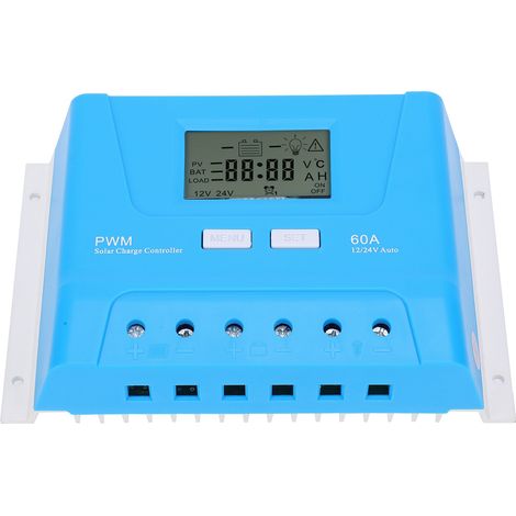 Régulateur de charge solaire PWM pour équipements moyenne et basse tension 12/24 V 60 A TY-2460 (1/5)