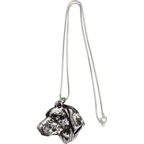 Collana con ciondolo a forma di vizsla ungherese I, gioiello unico per gli amanti dei cani, ciondolo unico a forma di vipera di Art-Dog (1/5)