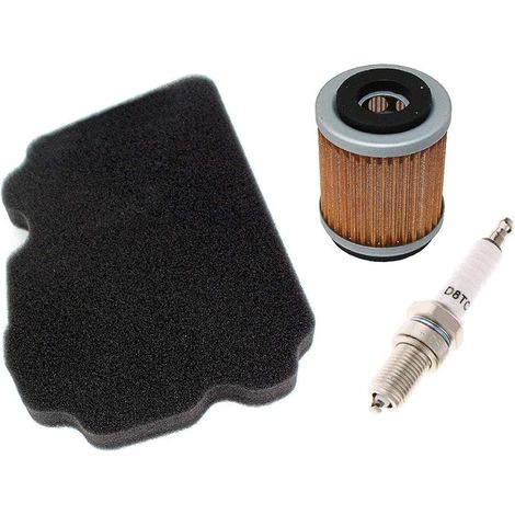 Filtre à air avec filtre à huile, bougie d'allumage pour TW 125 TW 200 Trailway 5EK 5RS 1999-2004 Remplace Hiflo HFA 4202 HF143 (1/4)