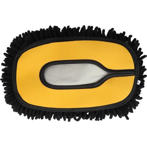 Housse de rechange pour tête de brosse de lavage auto – Tête de balai en microfibre douce, compatible avec les manches coudés à 15° (Housse de tête uniquement) (1/5)