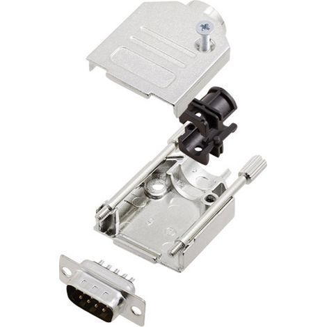 encitech DTZK09-DBP-K 6355-0002-01 D-SUB Stiftleisten-Set 180 ° Polzahl: 9 Lötkelch 1 Set