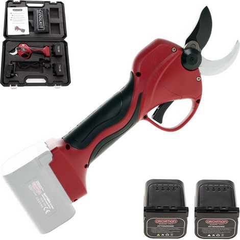 Akku-Gartenschneider FE08-32 für Äste bis 32 mm, 840W, 2 Lithium-Batterien, 1000 g