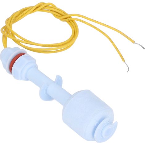 Interrupteur à flotteur pour contrôle de niveau d'eau, composant industriel bleu P7510, régulateur automatique, capteur de niveau liquide, dispositif de commande technique. (1/5)