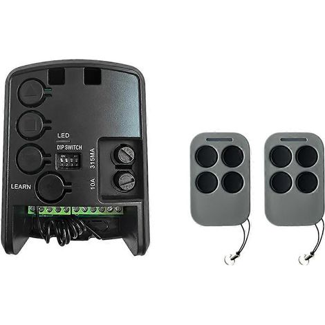 Panneau de commande universel pour moteur tubulaire AC220V avec télécommande, récepteur pour porte de garage et moteur de volet roulant (1/5)
