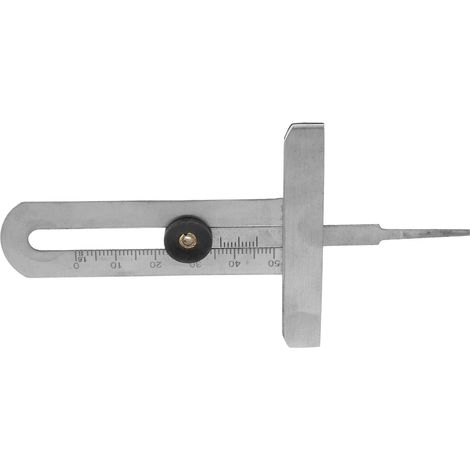 Jauge de profondeur pneu PLAFOPE en acier inoxydable (0-50 mm) (1/5)