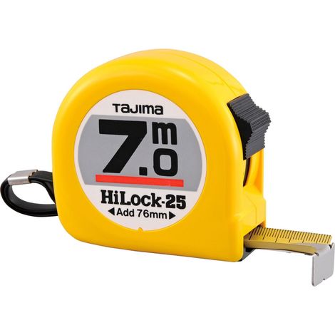 TajimaH5P70MY - Flessometro, 7 m x 25 mm
