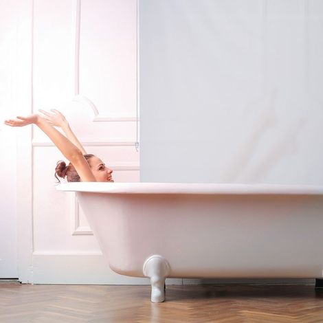 Store enrouleur de salle de bain hydrofuge montage au plafond ou a la fenetre (1/5)