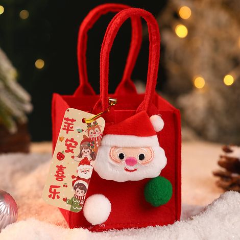 Weihnachtsgeschenktüten, Apfeltüten, Apfelverpackungsboxen für Heiligabend, Filztaschen, dekorative kleine Geschenkboxen