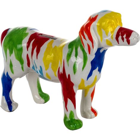 Signes Grimalt Figures de figure animale  Hucha Dog Animaux jaunes 9x31x20cm 23878