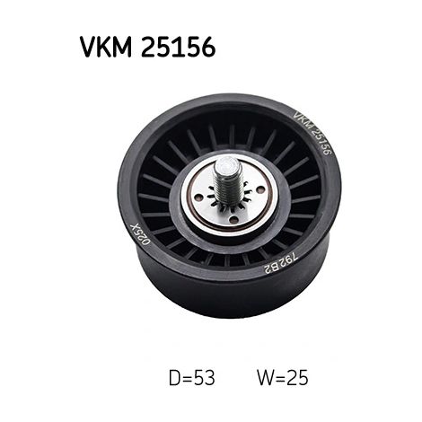 Poulie renvoi/transmission, courroie crantée SKF VKM 25156 CHEVROLET 55352713