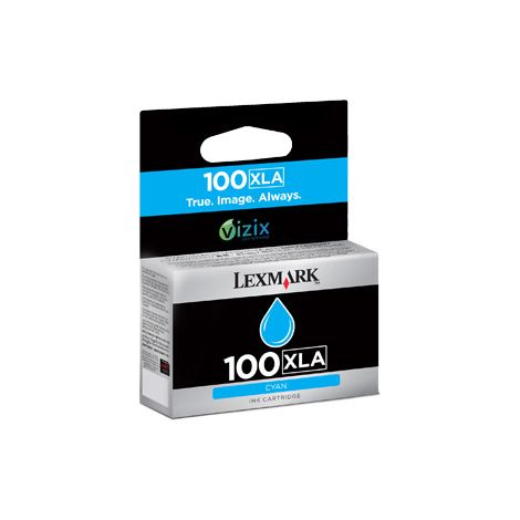 LEXMARK CARTUCHO INYECCION TINTA CIAN Nº100 XLA VIZIX
